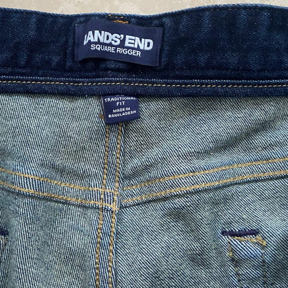 Lands’ End Square Rigger Men’s Jeans - Picture 7 of 8